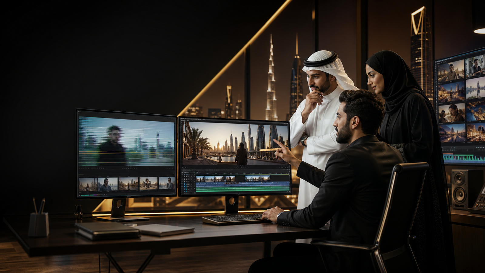 Professional video editing for Gulf businesses